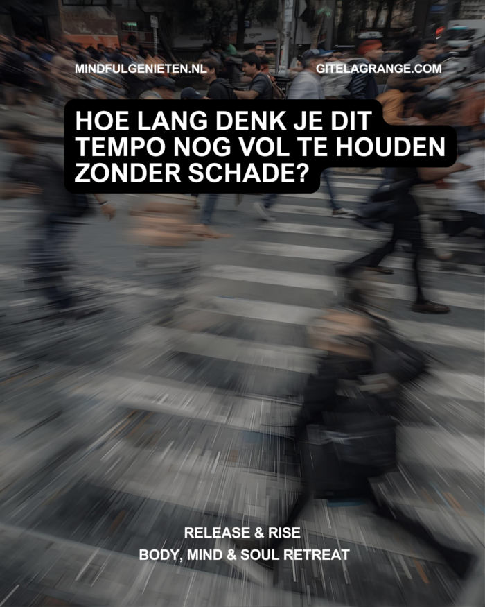 Hoe lang denk je dit tempo nog vol te houden zonder schade?