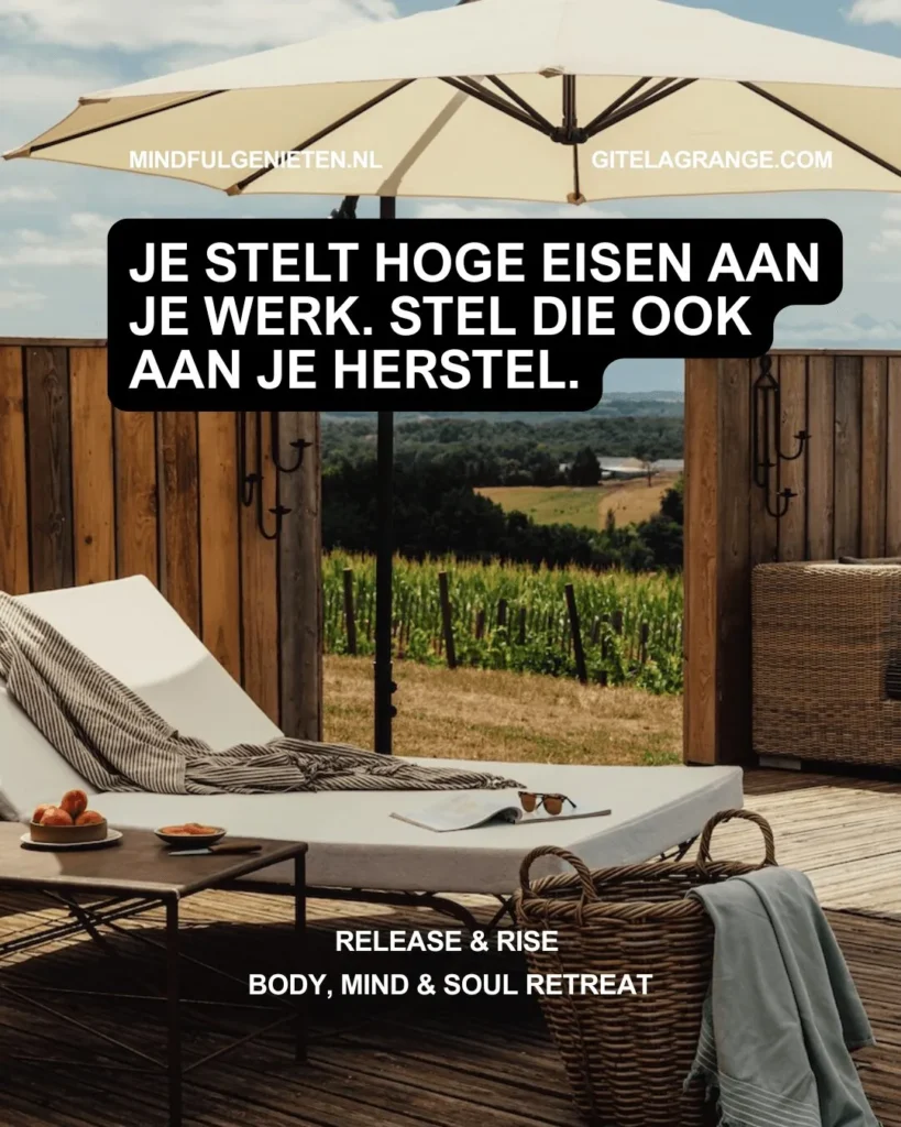 Angela van der Hout tijdens een lichaamsgerichte sessie